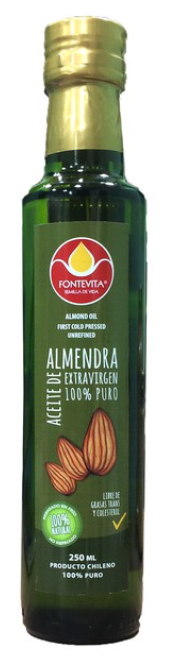 Fontevita - 100% aceite de Almendra (extra virgen, prensado en frío) 250 ml