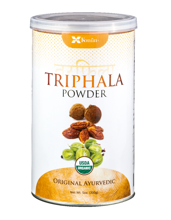 Triphala Powder - Triphala en polvo orgánico 200 gr - Ayurvedic