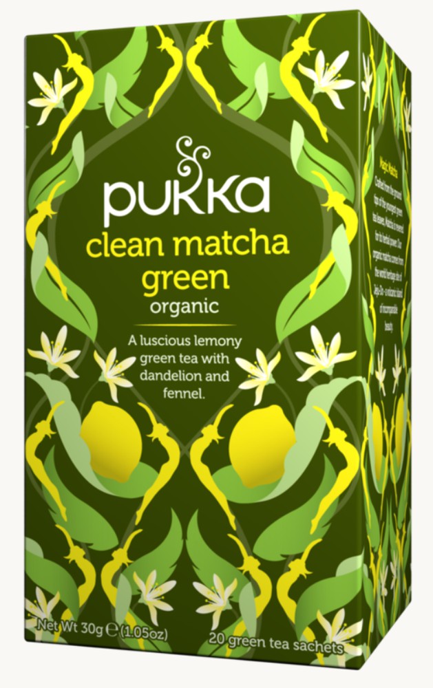 Té Clean Matcha Green orgánico 20 Bolsitas