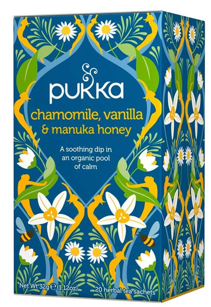 Pukka - Infusión Camomile, Vanilla & Manuka honey orgánico 20 Bolsitas