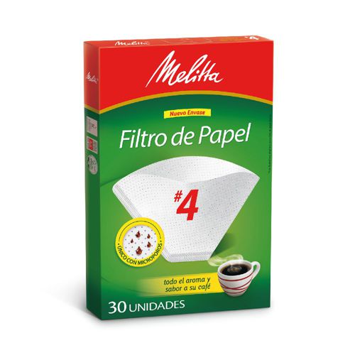 Melitta - Dripper o Papel filtro para café Nro.4