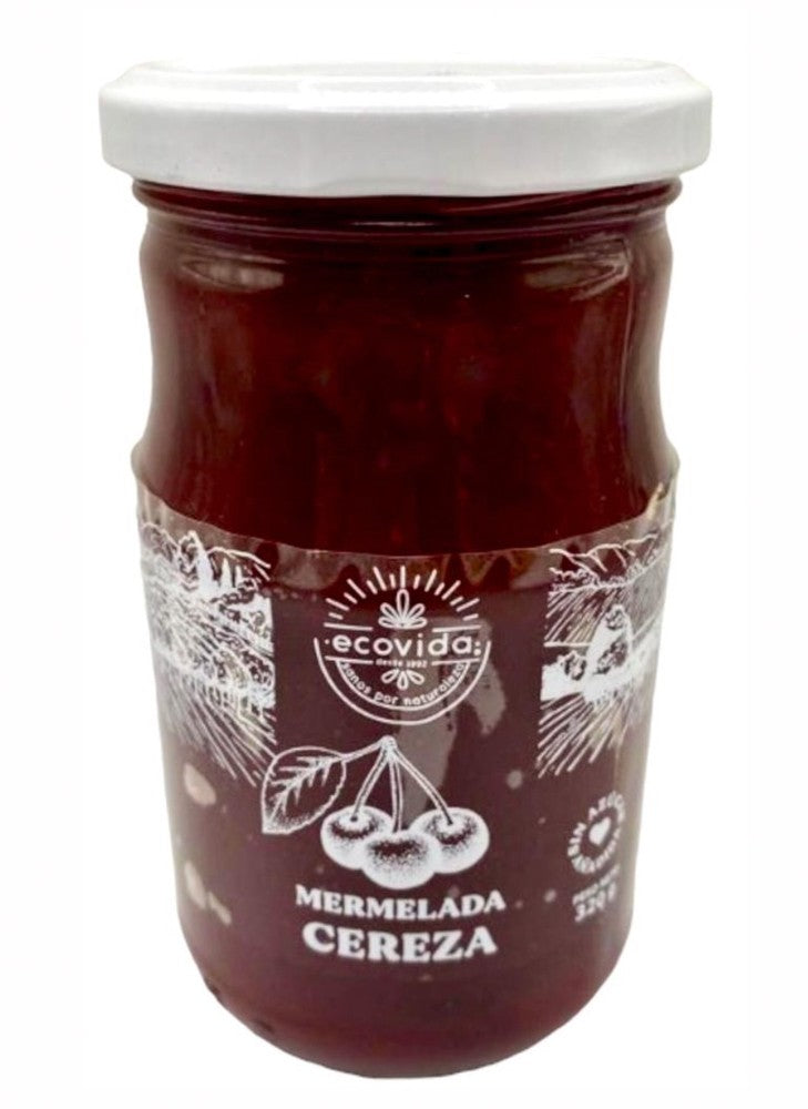 Ecovida - Mermelada de Cereza light (sin azúcar o gluten) 320g