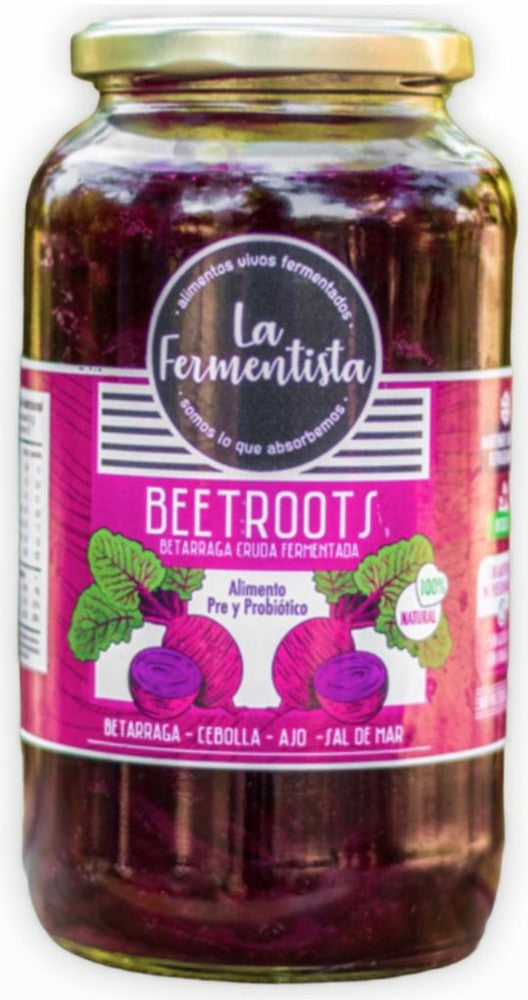 La Fermentista - Beetroot XL 750 gr - Chucrut de betarraga cruda fermentada