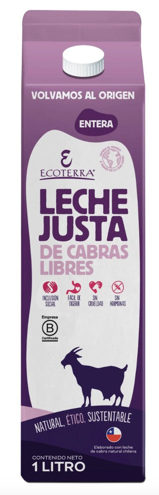 Leche entera de Cabras libres 1L