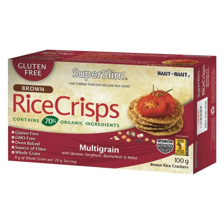 Rice Crisps - Galleta arroz integral sabor multigrano