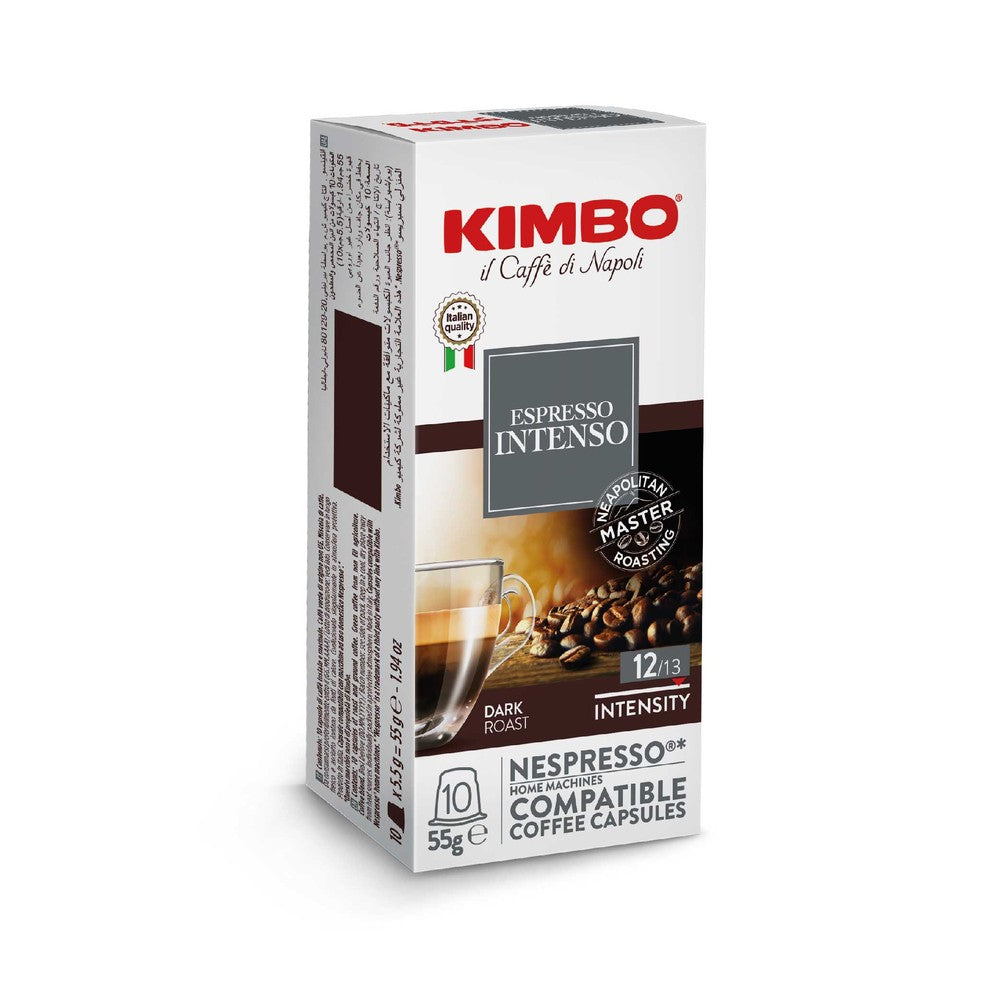 Kimbo - Café en capsulas intenso 10 caps - Nespresso compatible
