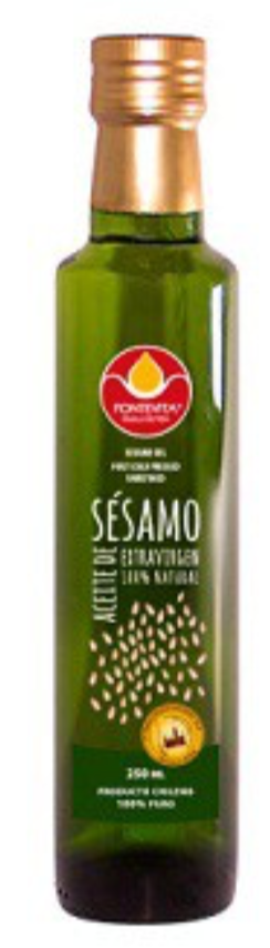 Fontevita - 100% aceite de Sésamo (extra virgen, prensado en frío) 250 ml