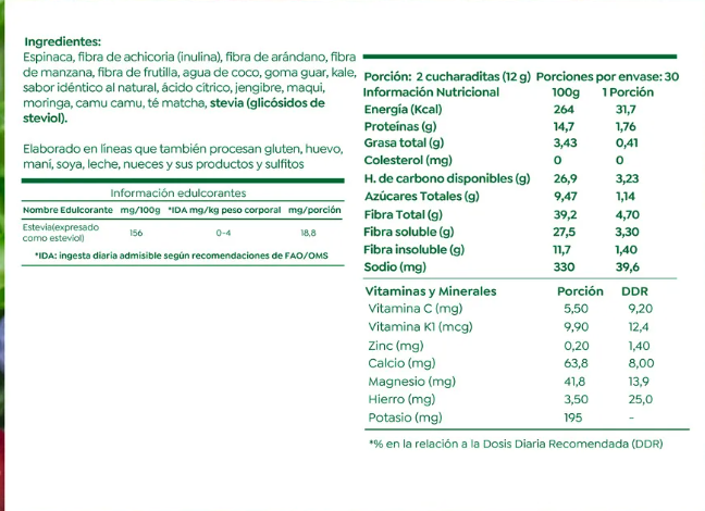 Batido SuperGreens 360g