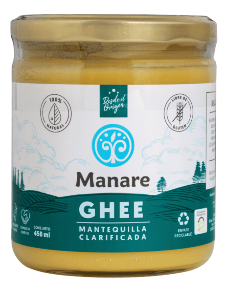 Ghee mantequilla clarificada (sin gluten) 450g