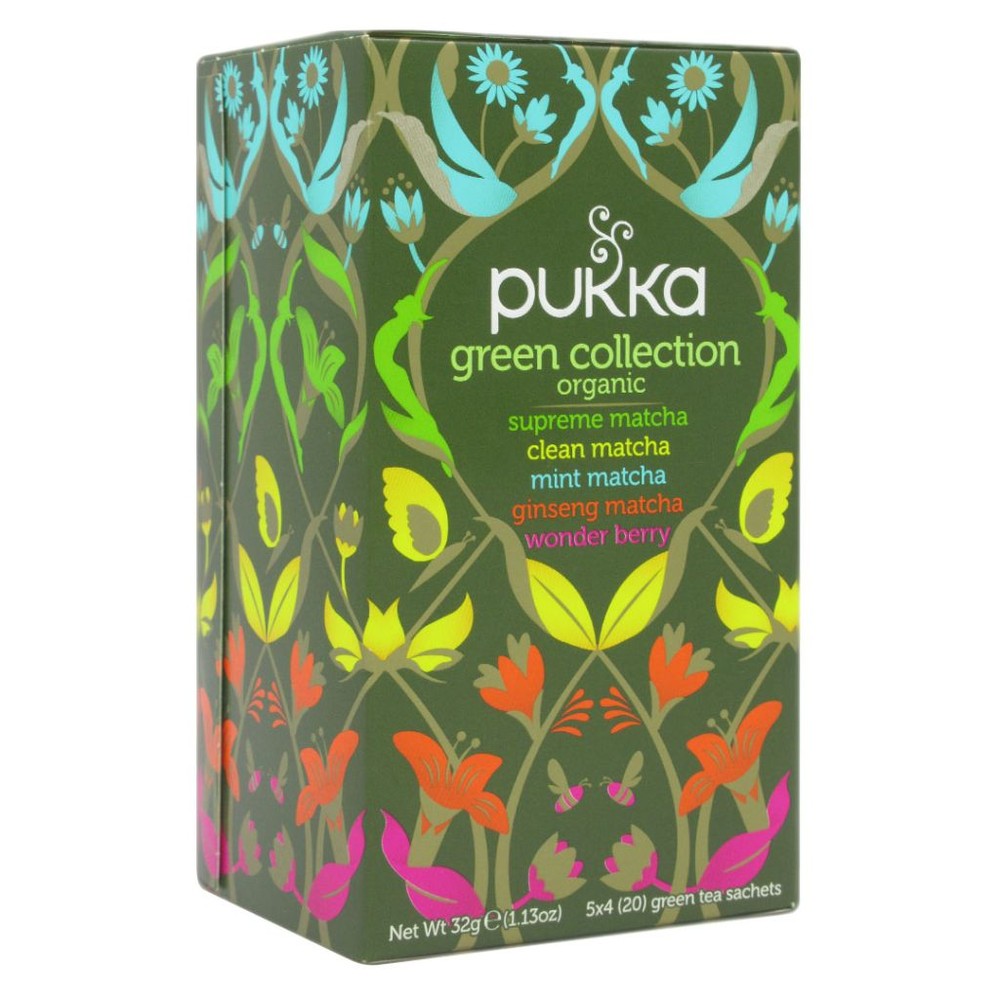 Pukka - Green Collection orgánico - Infusión te verde, matcha, menta