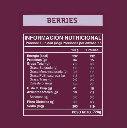 Wild Protein · Wild Protein Berries - Caja 16 unidades