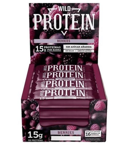 Wild Protein · Wild Protein Berries - Caja 16 unidades