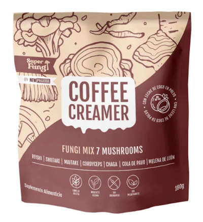 Super Fungi - Coffee creamer Fungi Mix 7 Mushrooms (vegano, sin gluten) 180g