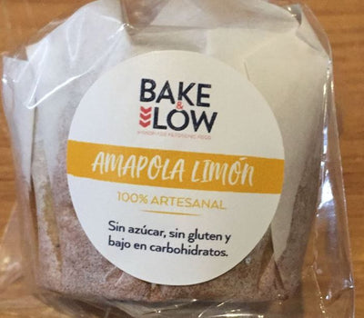 Bake&Low · Muffin Keto Amapola - Queque keto Bake and Low