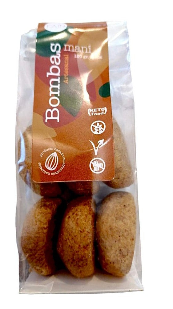 Fain - Bombas de mani KETO (sin gluten, vegano) 120g