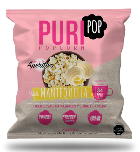 Colección aperitivo sabor Mantequilla (veganas, sin gluten) 40g