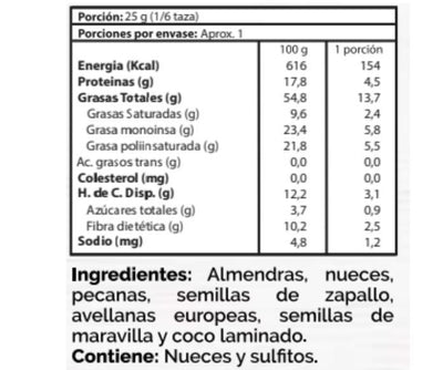 Granolin - Keto Crunch Mix KETO Snack frutos secos