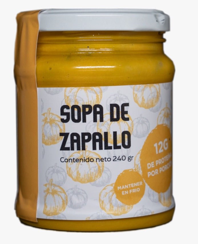 Sopa de Zapallo proteica (vegana) 240 gr.