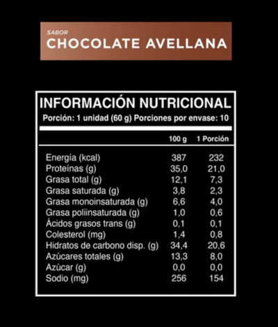 Wild Foods - Barrita Wild Protein Pro-Chocolate Avellana 10 uds.