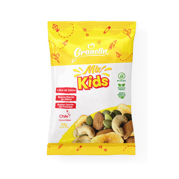 Mix Kids 25g - mix de frutos secos para niños (sin gluten)