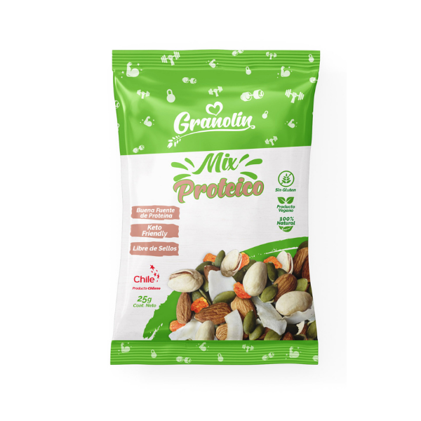 Mix proteico de semillas 25g - (keto friendly, sin gluten)