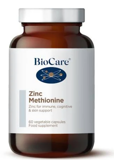 Biocare - Zinc Metionina (Methionine) 60 cápsulas