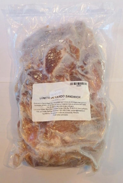 Lomito de Cerdo laminado para sandwich - solo 100% cerdo