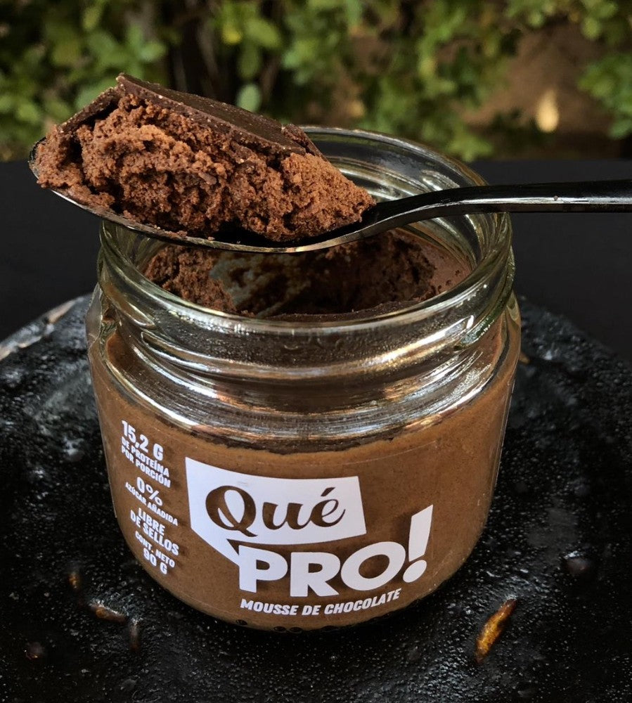 Mousse de chocolate proteico (sin azúcar) 90g - alto en proteina