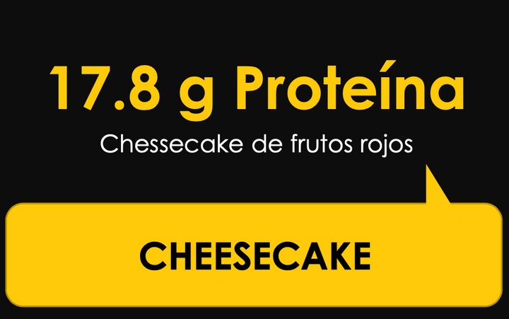 QUE PRO - Cheesecake proteico (sin azúcar) 90g - alto en proteina