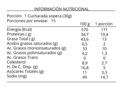 Mantequilla de maní proteica (sin azúcar) 450g - alta en proteínas