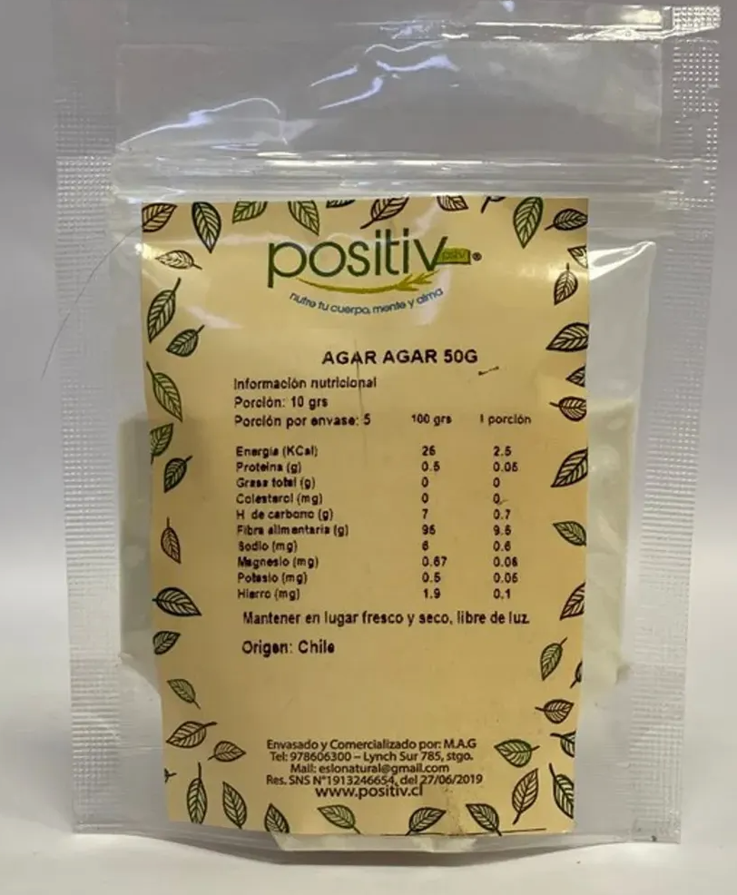 Positiv - Agar agar 50g