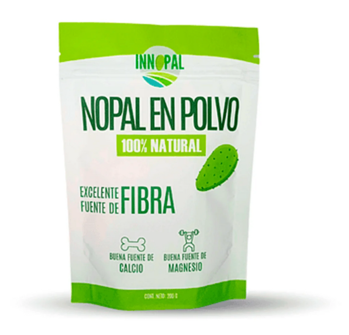 Nopal en polvo 100% natural 200g