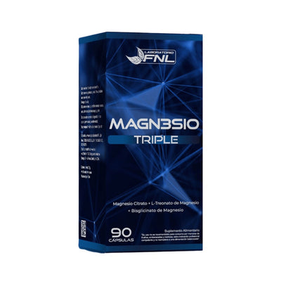 Magnesio Triple 90 caps - Treonato, Citraro y Bisglicinato de Magnesio