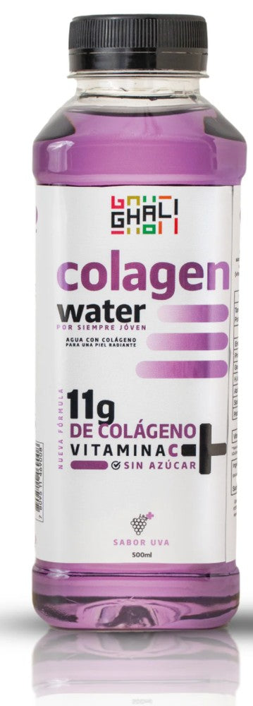 Colagen water sabor Uva 500ml (sin azúcar) - 11 grs de colágeno