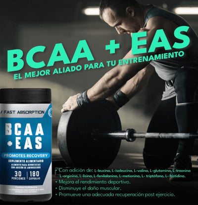 BCAA + EAS 180 caps - aminoácidos