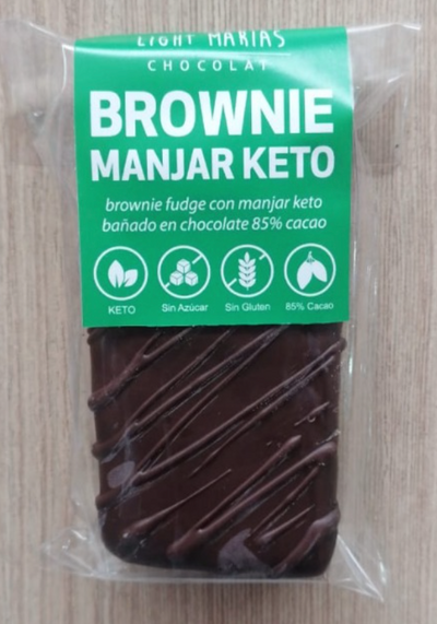 Brownie manjar keto (sin gluten) 115g