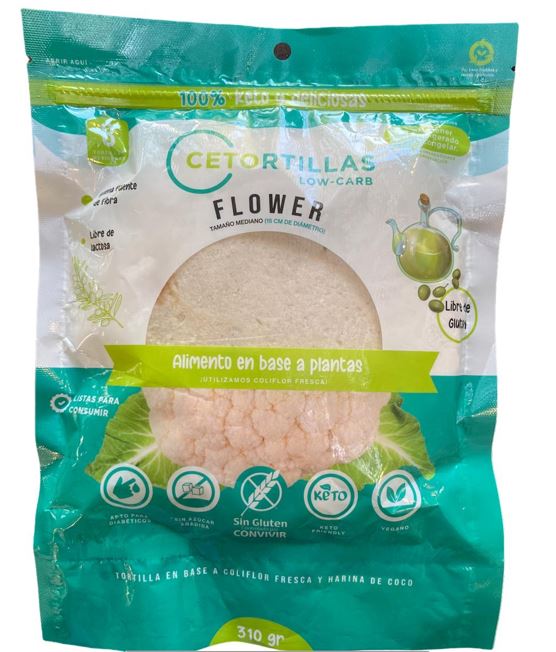 Tortillas Keto flower 8 Unids.