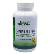 Spirulina 90 capsulas - Spirulina Moringa y Colageno