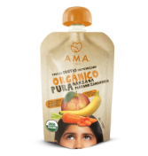 AMA · Puré Manzana Plátano Zanahoria orgánico