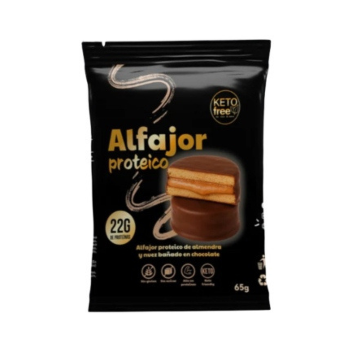 Alfajor Proteico Whey Keto Free 65g
