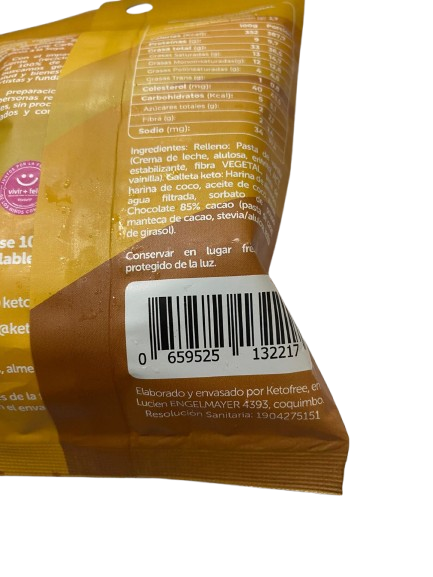 Alfajor Helado Keto Vainilla 110g