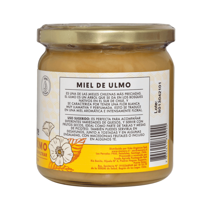 Miel de Ulmo Org. 500g