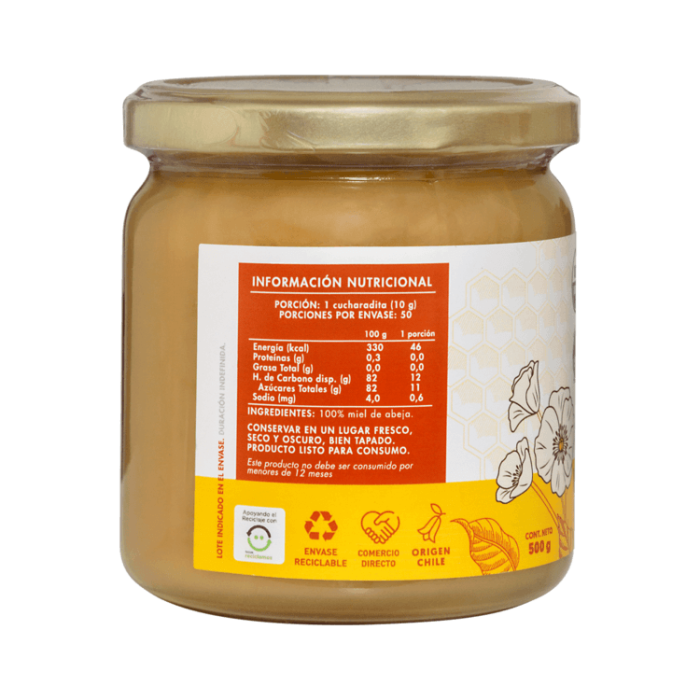 Miel de Ulmo Org. 500g