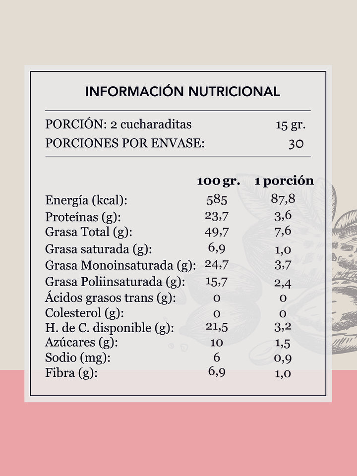 Mantequilla de maní (Sin Gluten) 450g