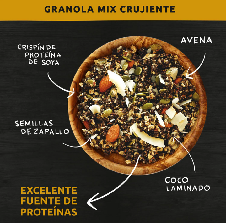 Wild Foods · Granola Proteica Crunchy Mix 300g