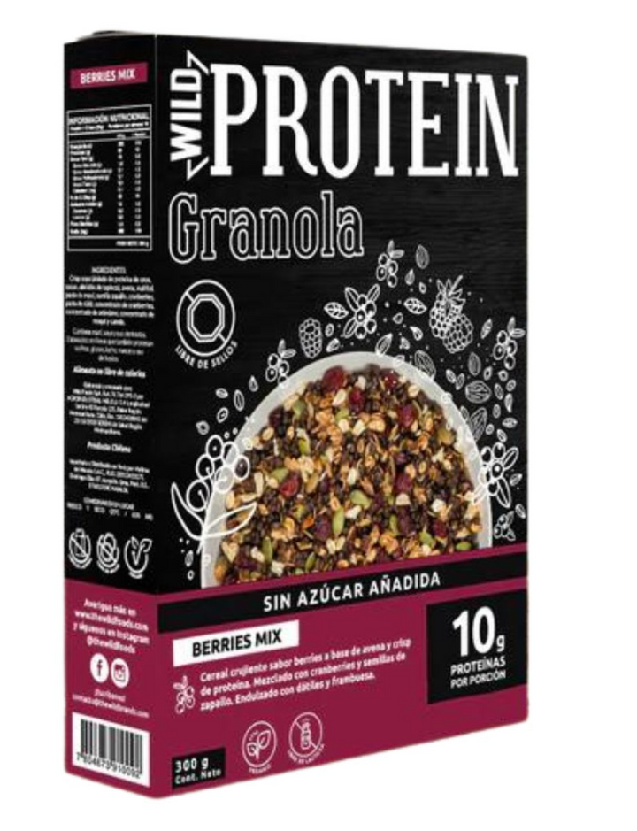 Wild Foods · Granola proteica berries 350g