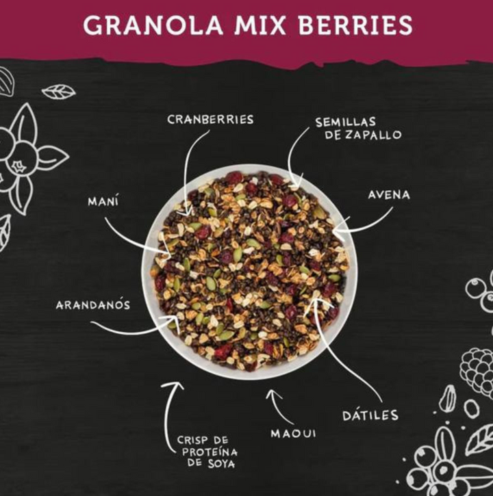 Wild Foods · Granola proteica berries 350g