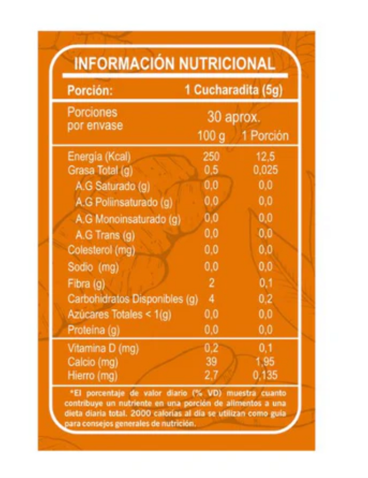 Cúrcuma en polvo orgánica 150g