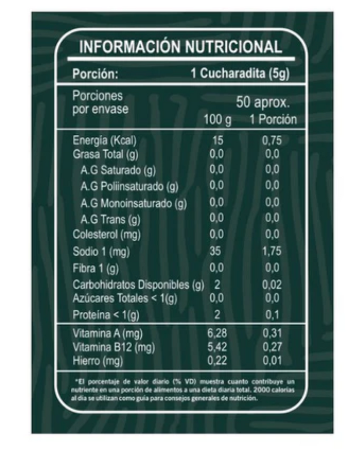 Spirulina en polvo orgánica 250g