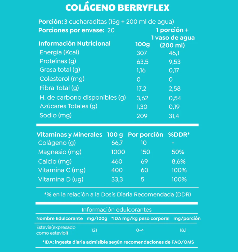 Colágeno Berry Flex 300g